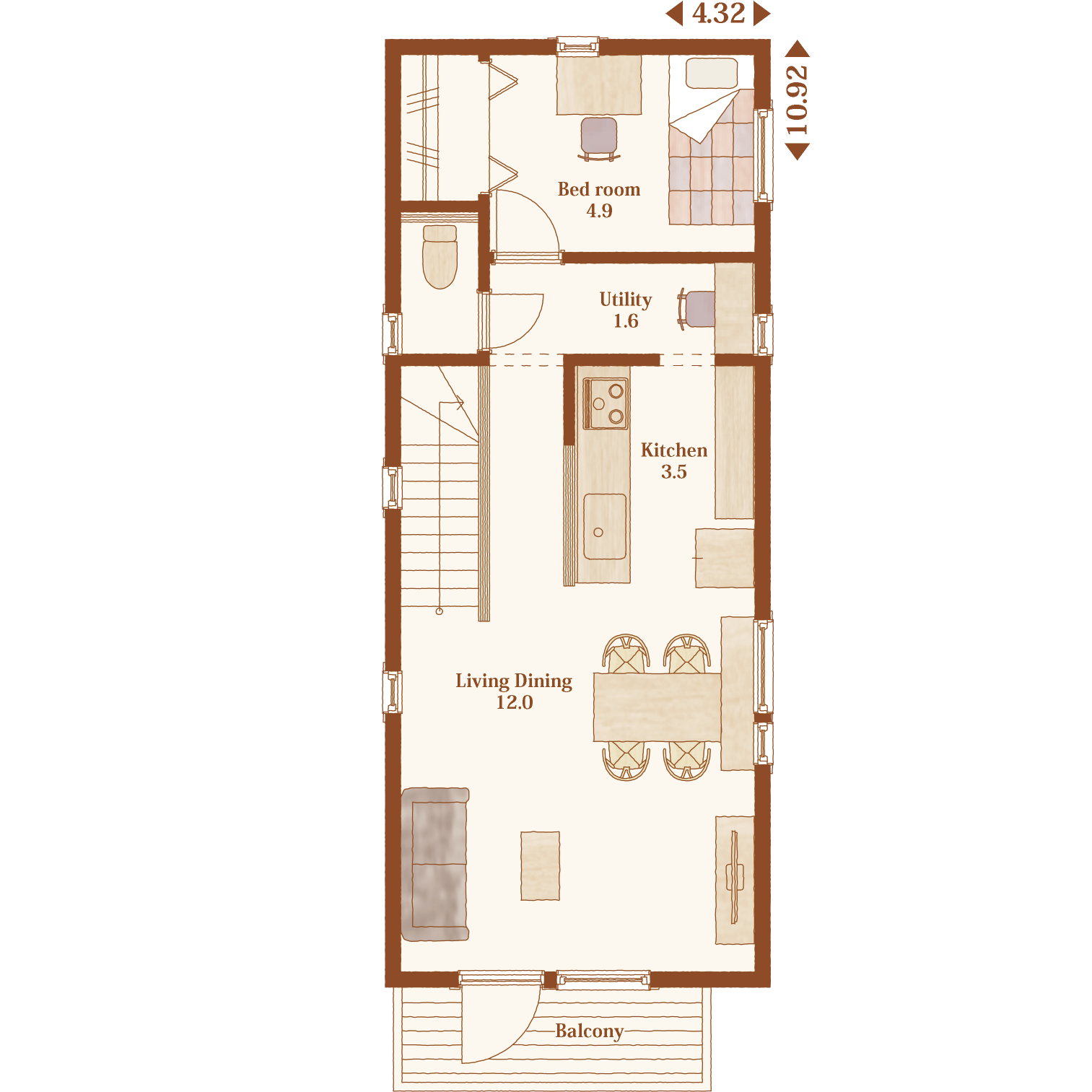 スウェーデンハウス間取りシミュレーション